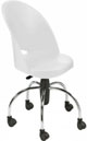 Cadeira Gogo giratria Spyder branca cromada